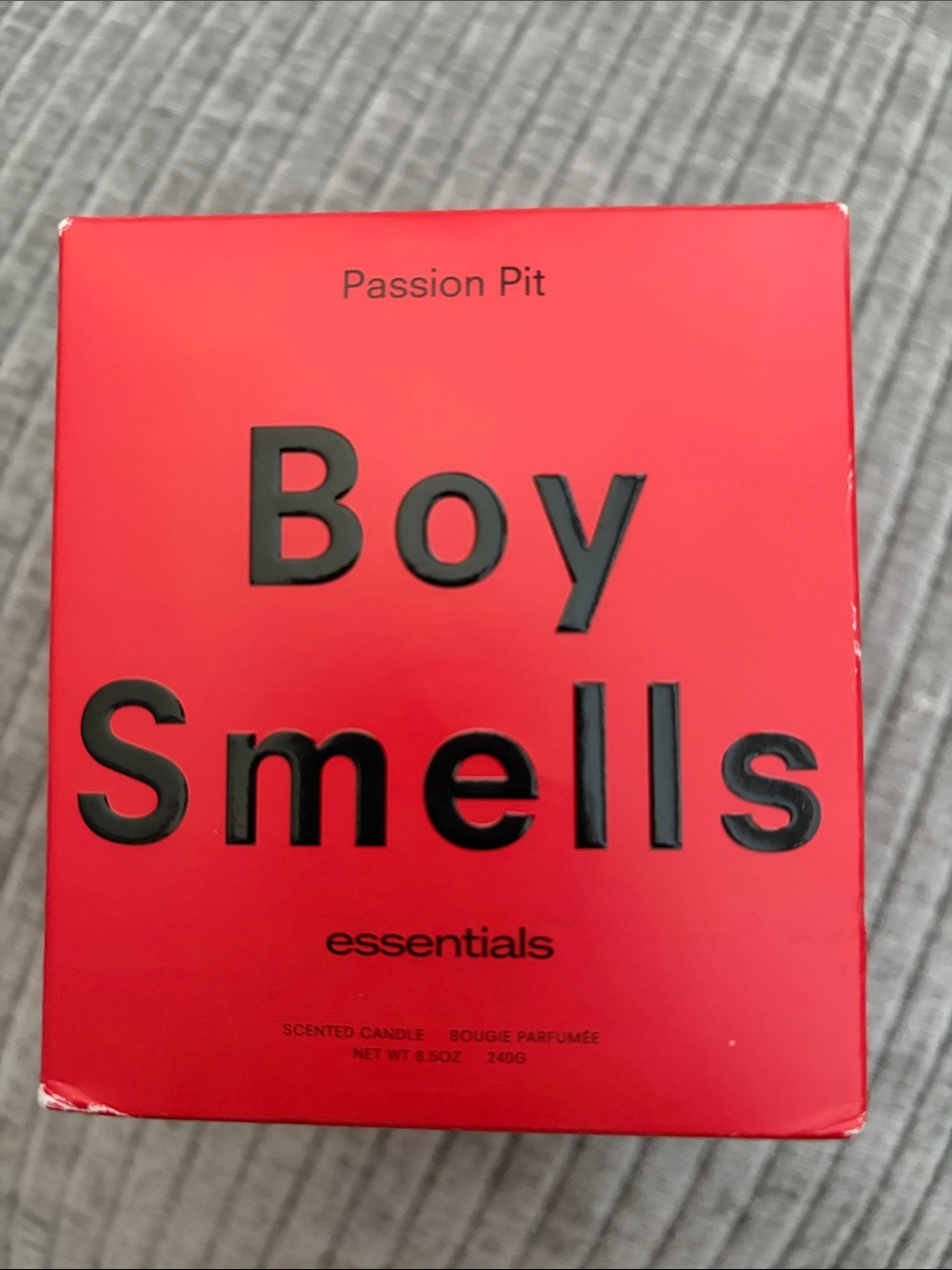 Boy Smells 8.5 Oz 50 hr  passion pit Candle Original Box Single Wick brand new